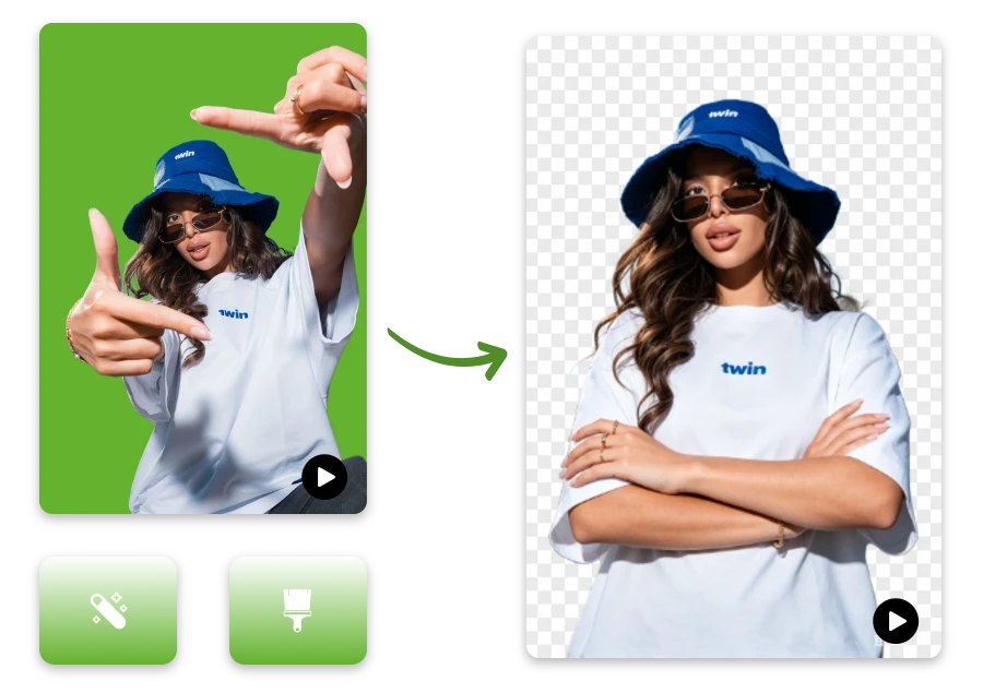 Fast Online Green Screen Remover for Creators