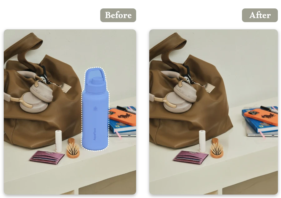 AI Object Remover Before