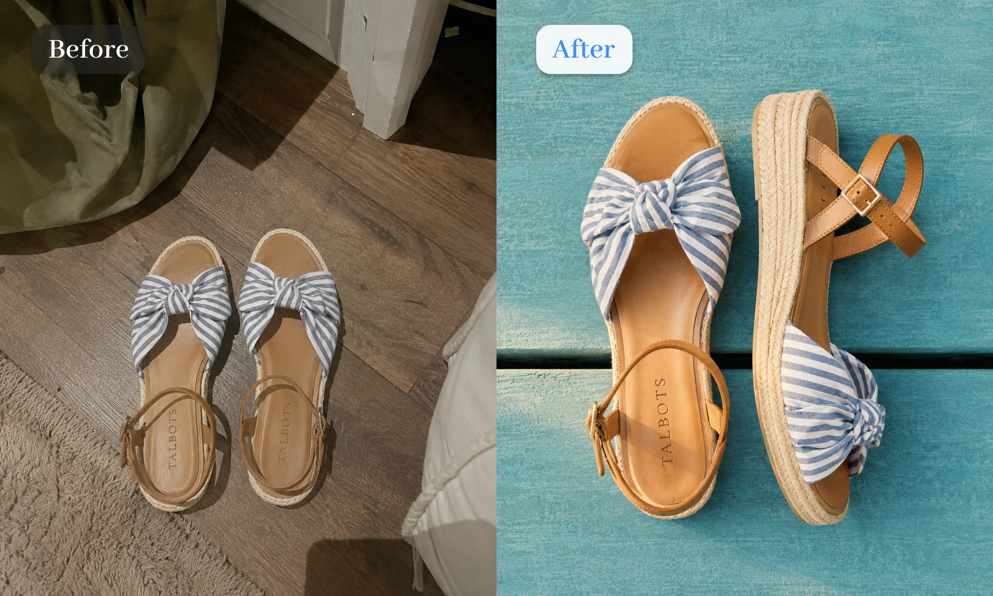 AI photo editor product enhancement