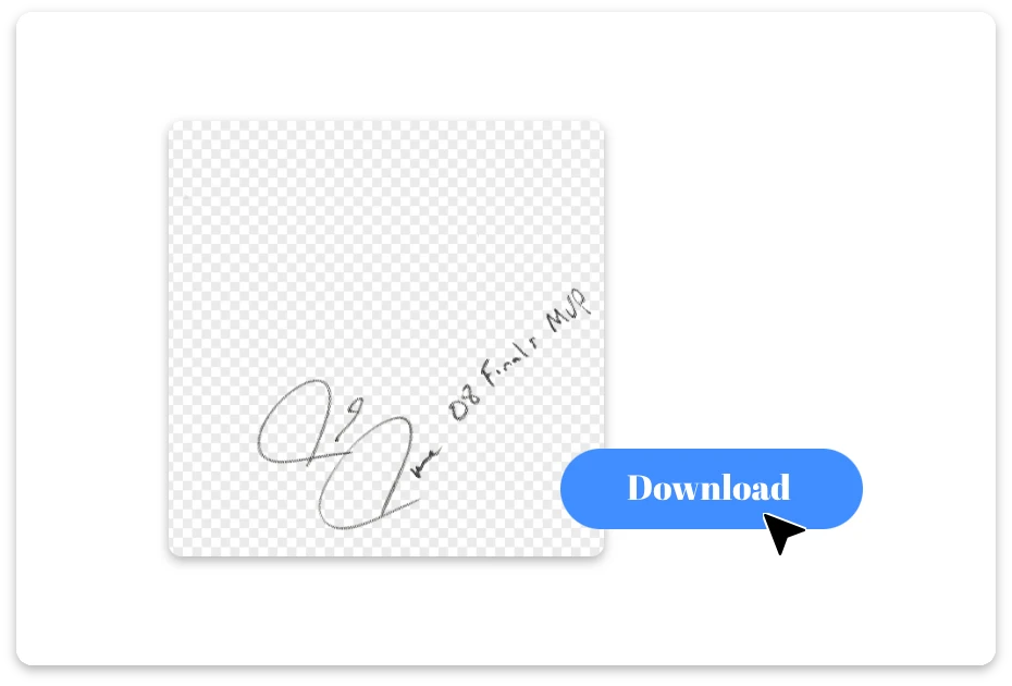 Download the Transparent Signature
