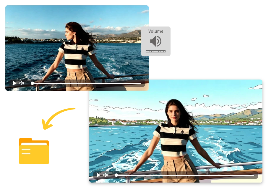 Maintain Original Video Quality with Realistic Blending